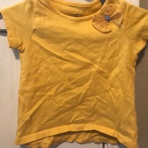 Yellow Shirt with yellow bow